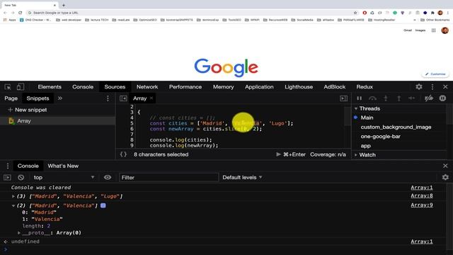 Como utilizar el método de arreglo slice Javascript [SLICE] смотреть онлайн