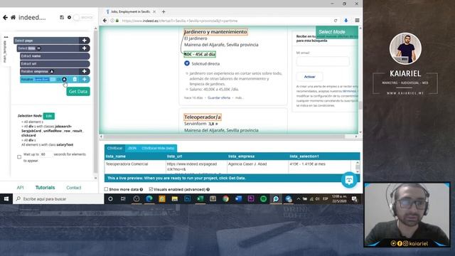 ? Como extraer datos de sitios webs de forma automática ? Tutorial Rápido y Fácil смотреть онлайн