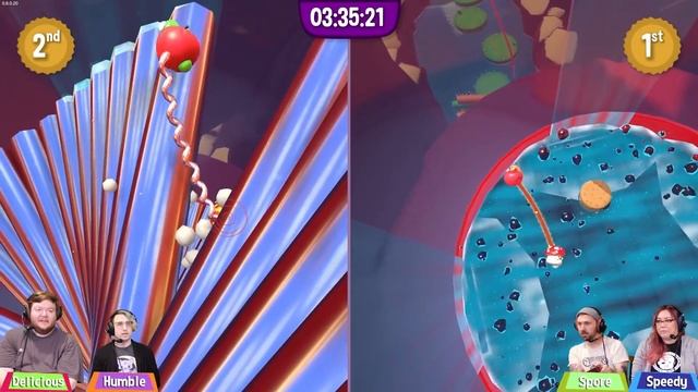 Fling to the Finish - NEW LEVELS TO EXPLORE!! (4-Player Gameplay) смотреть онлайн