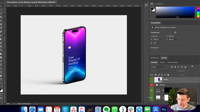 MOCKUP: Como FAZER Montagens REALISTAS Rápido E Fácil No Photoshop | JivoChat