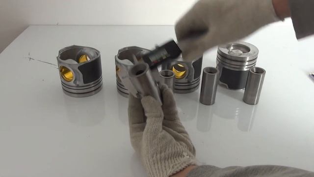 Комплект поршней с пальцами ХЕНДАЙ ПОРТЕР2 / ГРАНД СТАРЕКС // MOBIS смотреть онлайн