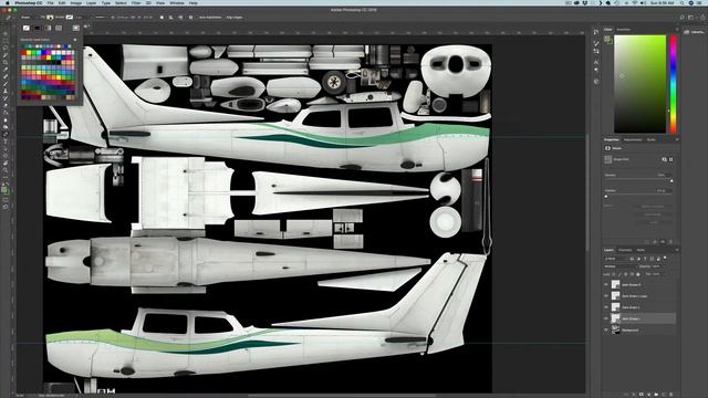 Painting a new Livery for X-Plane 11 смотреть онлайн