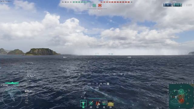 World of Warships Подводная лодка U-69, никто от нее не уйдет, не крейсер и не линкор)) смотреть онлайн
