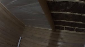 Утепление потолка в бане