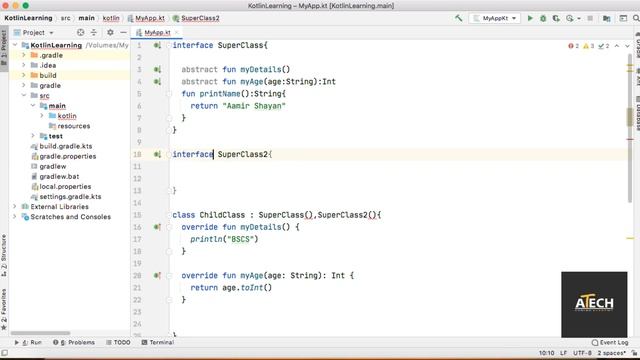 24) Kotlin interface | Kotlin Tutorial in Hindi & Urdu смотреть онлайн