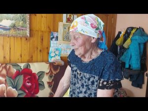 С бабушкой Настей съездили на речку.