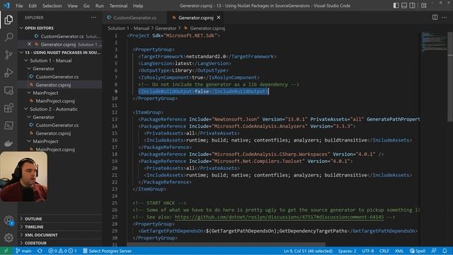 How to Use NuGet Packages in Source Generators смотреть онлайн