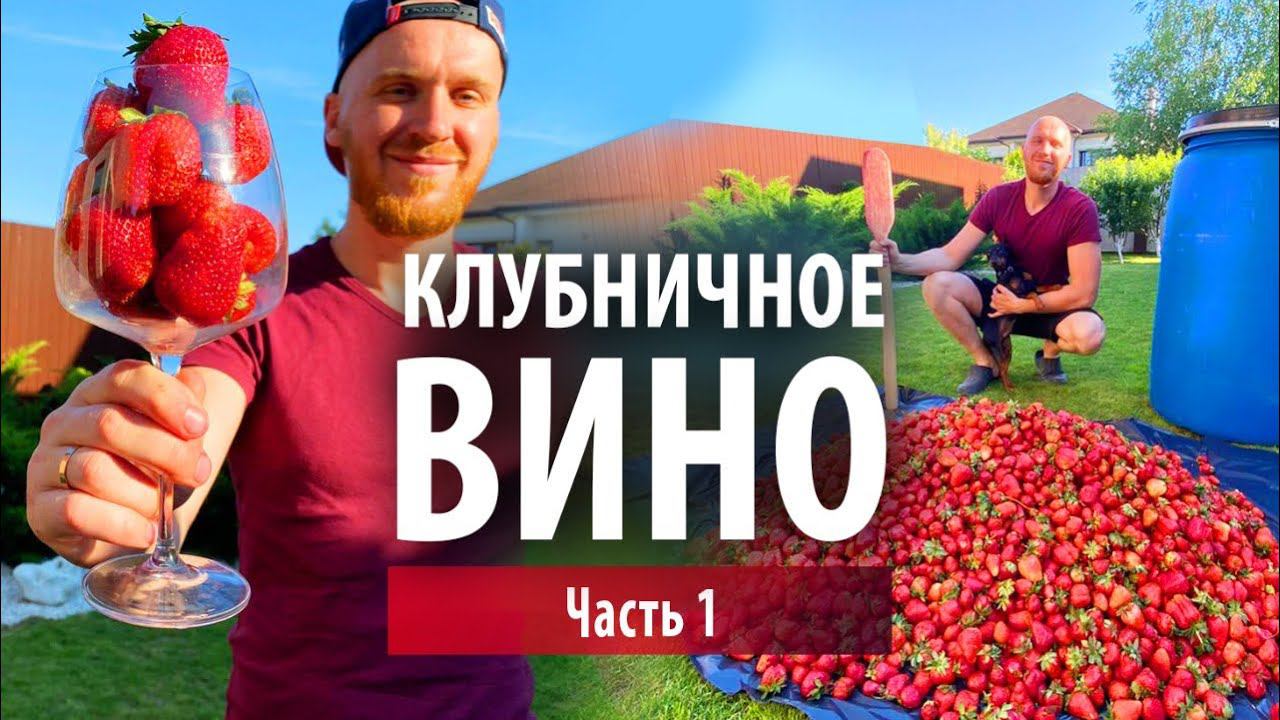 Клубничное вино в домашних условиях | Часть 1 смотреть онлайн