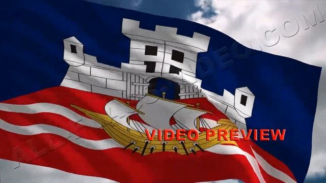 Video of flag of Belgrad смотреть онлайн