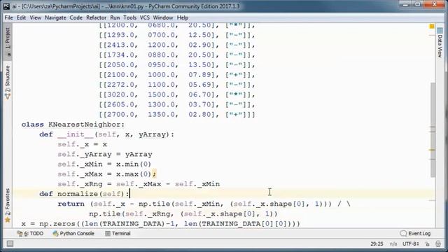 k-nearest neighbors w/ Python (Prototype Project 01) смотреть онлайн