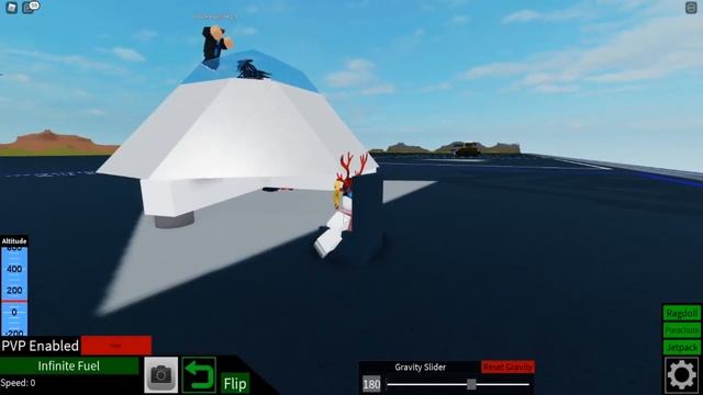 I Built A SPINNING UFO! | Roblox Plane Crazy #23 смотреть онлайн