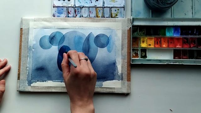 Рисуем акварельную иллюстрацию смотреть онлайн