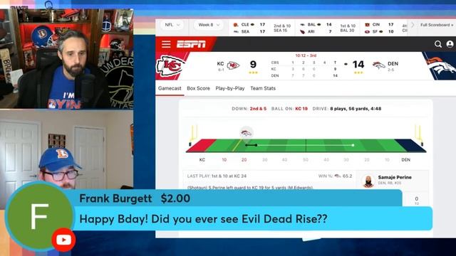 Chiefs vs Broncos Live Play by Play & Reaction смотреть онлайн