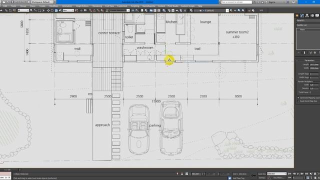 Plan & Section in 3D Max. Import - Scale. Without sizes. Easy & Fast. free tutorials смотреть онлайн
