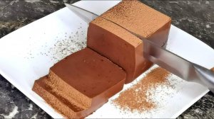 Есть молоко и шоколад? Вкусный десерт! БЕЗ муки, и БЕЗ духовки, БЕЗ желатина!