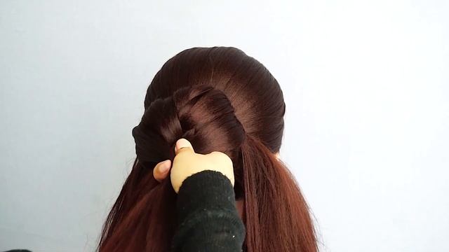 Elegant Braided Bun Hairstyle For Wedding Function | Tredding Hairstyle For Ladies смотреть онлайн