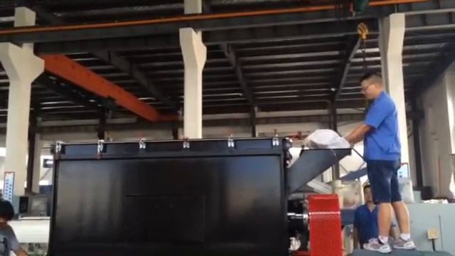 Тестирование центрифуги для сушки полимерных отходов, переработка отходов полиэтилена смотреть онлайн