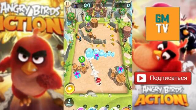 Angry Birds Action #15 Птичий Остров 53-56 Lvl Геймплей Прохождение Gameplay Walkthrough Ios