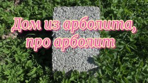 Дом из арболита и про арболит