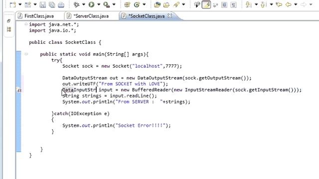 Java programming part 49 Java Sockets 2 : DataInputStream DataOutputStream смотреть онлайн