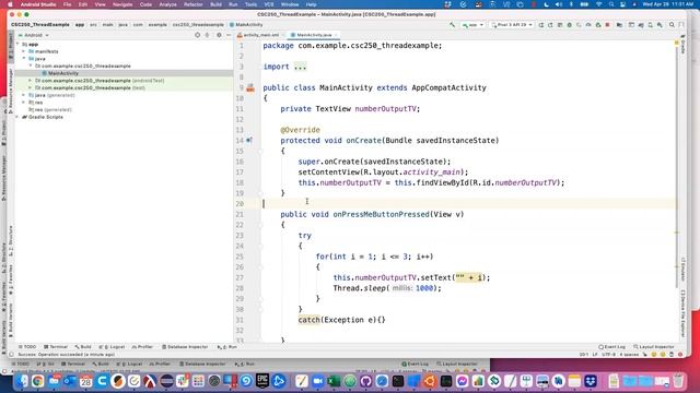 CSC250 4/28/21 Threads and Runnable Interface смотреть онлайн