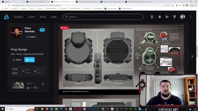 ArtStation Challenge : NEO TOKYO - Elección de Props para el desafío. смотреть онлайн