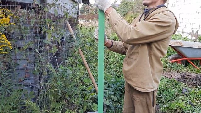 Установка забора в болото!!! смотреть онлайн