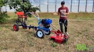 У каждого второго уже есть эта приставка к мотоблоку! Пожалейте спину!!!