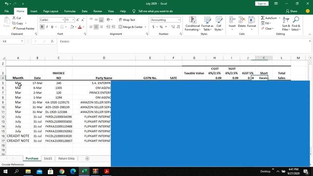how to prepare excel sheet to file gst return for online seller | 2020 by digico gyan смотреть онлайн