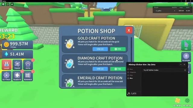 ? НОВЫЙ СКРИПТ на Mining Clicker Simulator в Roblox | АВТО ОТКРЫВАЕНИЕ ПИТОМЦЕВ и МНОГОЕ ДРУГОЕ! ? смотреть онлайн