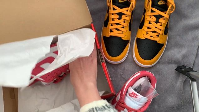 ОБЗОР ДАНКОВ КОРАЛОВЫХ И ЖЕЛТЫХ. Dunk Low Archeo Pink (W) & Dunk Low Championship Goldenrod смотреть онлайн