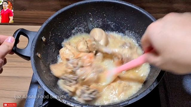 White Chicken Karahi Recipe By Ijaz Ansari || وائٹ چکن کڑاھی بنانے کا طریقہ || смотреть онлайн