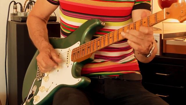 2020 Fender Stratocaster Custom Shop '56 Reissue, Relic, aged sherwood green, handwound PUs, Part2 смотреть онлайн