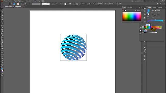 Create 3D Globe Spiral Adobe Illustrator Tutorial смотреть онлайн