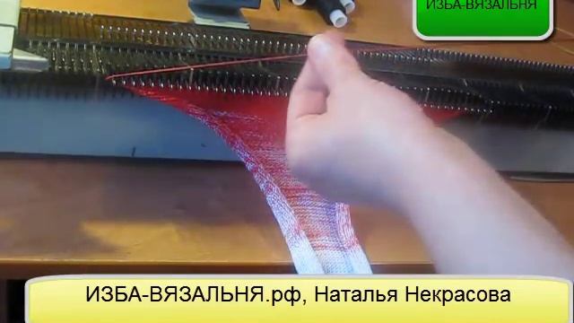 Легкий спосов вязать ГРАДИЕНТ (плавный переход) цвета на тонкой пряже смотреть онлайн