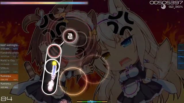 Osu!STD "ドキドキ☆ココロ☆フレーバー" (Dokidoki kokoro flavor)|Osu! смотреть онлайн