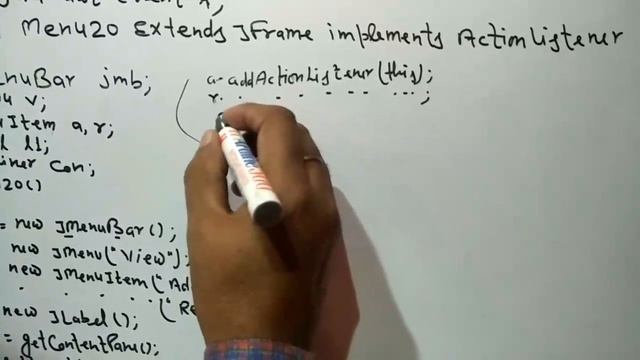 ActionPerformed method in MenuItem by using the swing in Java language in Hindi. смотреть онлайн