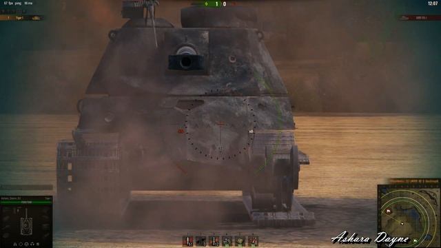 How to penetrate AMX 65 t, weak spots / Куда пробивать АМХ 65 т, зоны пробития - World Of Tanks смотреть онлайн