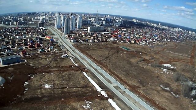 Пермь. Ива спортивная,Грибоедовский,Костарево. Вид с квадрокоптера. смотреть онлайн