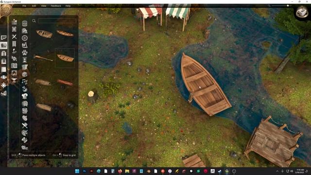Dungeon Alchemist: Creating Swamp Village смотреть онлайн