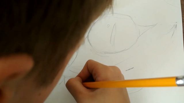 Начало рисования чеширского кота часть первая смотреть онлайн