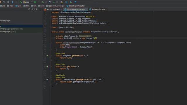 Android Studio - TabLayot y ViewPager смотреть онлайн