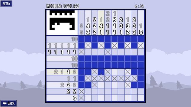 Picross Touch (Medium Level 122) Gameplay and Tutorial смотреть онлайн