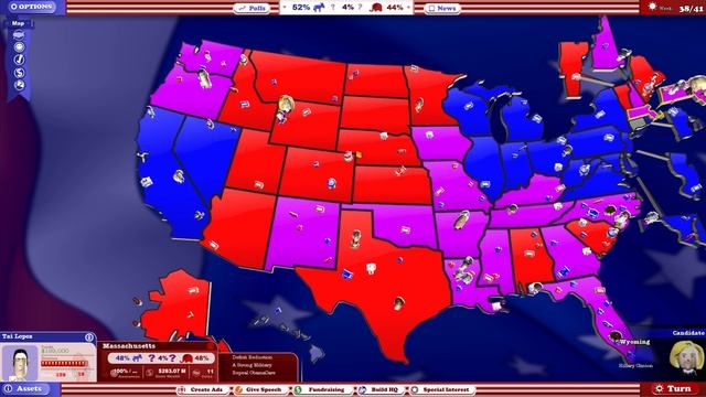 ELECTION DAY - Political Machine 2016 - Part 4 ★ Let's Play Political Machine 2016 смотреть онлайн