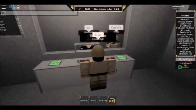 Playing Military Simulator as a Conscript (ROBLOX) смотреть онлайн