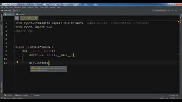 PyQt5 How To Load Qt Designer UI File | Python GUI Tutorials