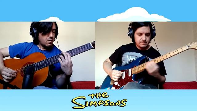 The Simpsons Theme (2 Guitars Arrangement - Tab in the description) смотреть онлайн