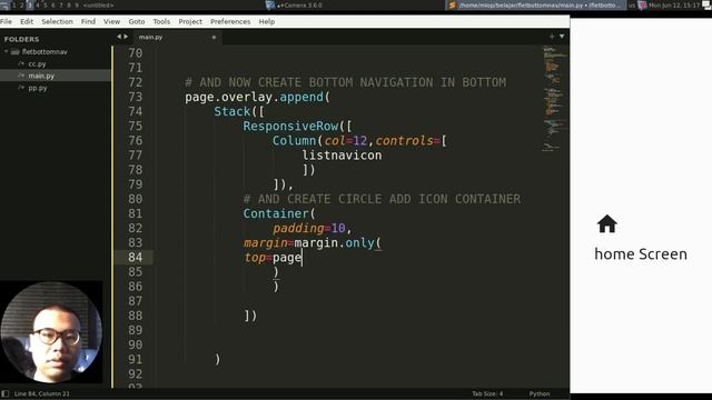 Flet Tutorial - Create Bottom Navigation Tabs смотреть онлайн
