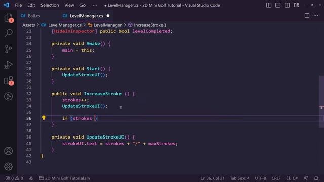 Build a 2D Mini Golf Game in Unity - Game UI & New Level - #4 смотреть онлайн