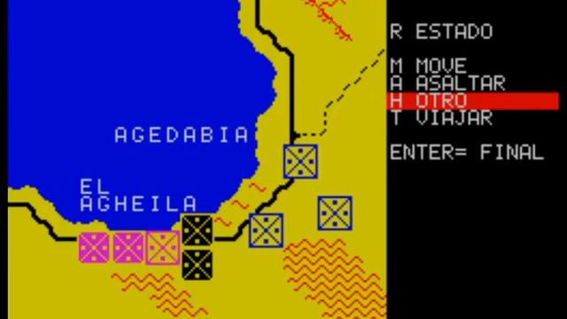 Desert Rats / The North Africa Campaign (ZX Spectrum) смотреть онлайн